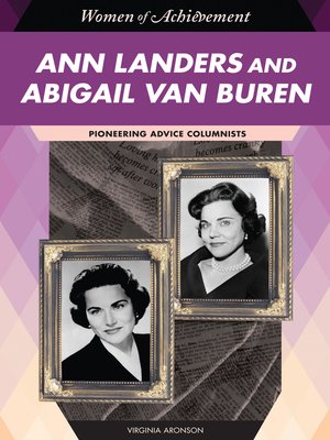 cover image of Ann Landers and Abigail Van Buren